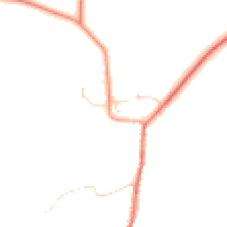 Daytime road noise heatmap for SG8 8BY