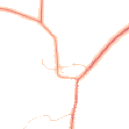 Daytime road noise heatmap for SG8 8DB