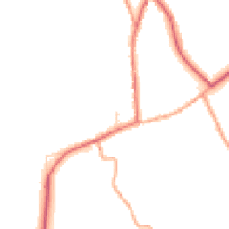 Daytime road noise heatmap for SG8 8DS