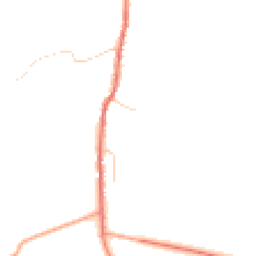 Daytime road noise heatmap for SG8 8DW