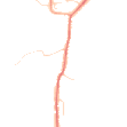 Daytime road noise heatmap for SG8 8EF