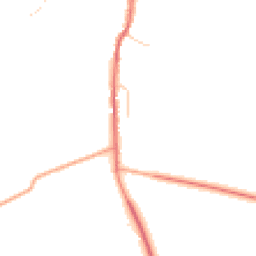 Daytime road noise heatmap for SG8 8ET