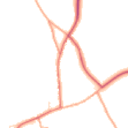 Daytime road noise heatmap for SG8 8FE