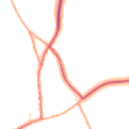 Daytime road noise heatmap for SG8 8HP