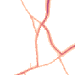 Daytime road noise heatmap for SG8 8HT
