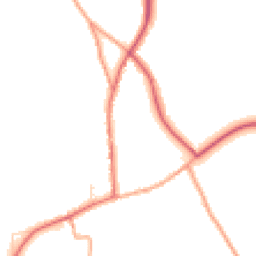 Daytime road noise heatmap for SG8 8HW