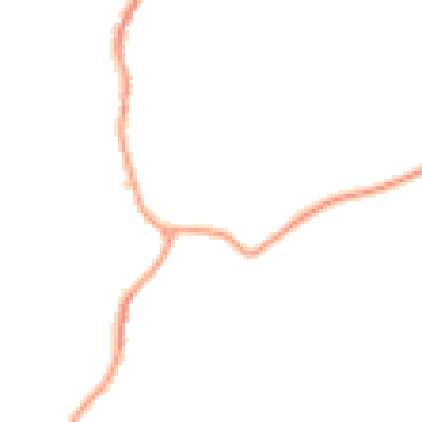 Daytime road noise heatmap for SG8 8QB