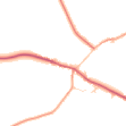 Daytime road noise heatmap for SG8 8SA