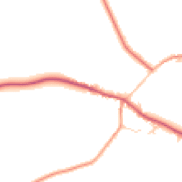 Daytime road noise heatmap for SG8 8SB