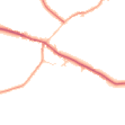 Daytime road noise heatmap for SG8 8SF