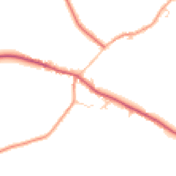 Daytime road noise heatmap for SG8 8SG