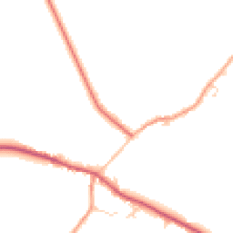Daytime road noise heatmap for SG8 8ST