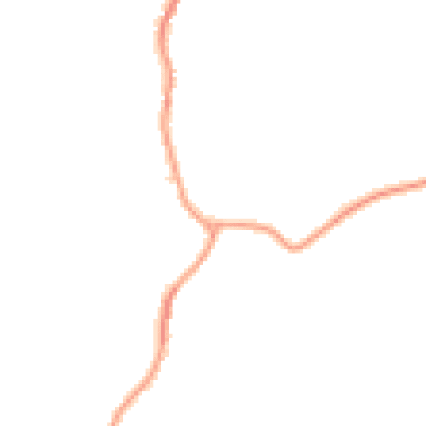Daytime road noise heatmap for SG8 8TH