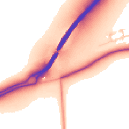 Daytime road noise heatmap for SG8 9GA