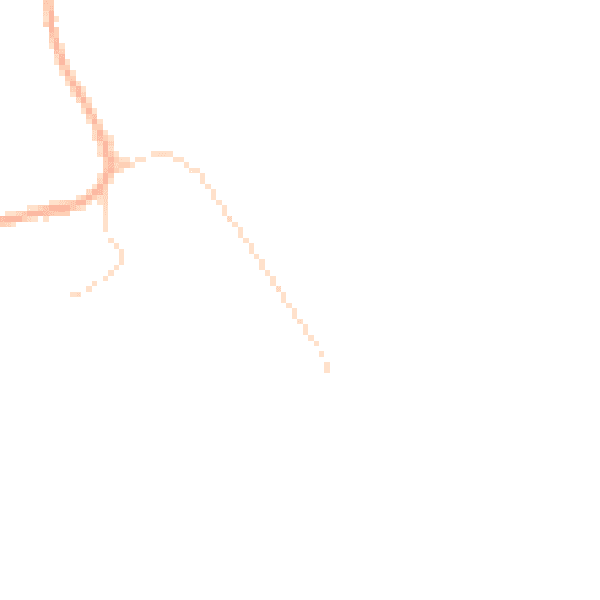 Daytime road noise heatmap for SG8 9SQ
