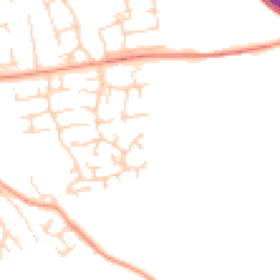 Daytime road noise heatmap for SG8 9TH