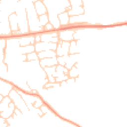 Daytime road noise heatmap for SG8 9TJ