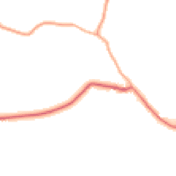 Daytime road noise heatmap for SG9 0AL