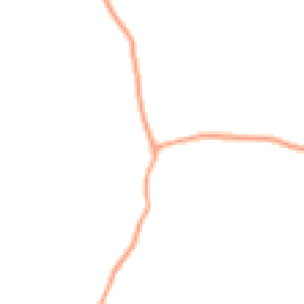 Daytime road noise heatmap for SG9 0AX