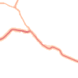Daytime road noise heatmap for SG9 0HG