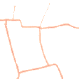 Daytime road noise heatmap for SG9 0LL