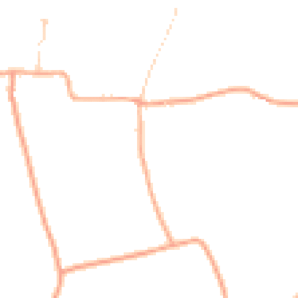 Daytime road noise heatmap for SG9 0LQ