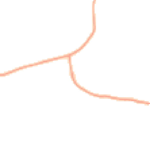 Daytime road noise heatmap for SG9 0LS
