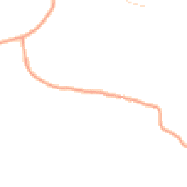 Daytime road noise heatmap for SG9 0LY
