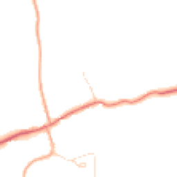 Daytime road noise heatmap for SG9 0NZ