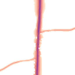 Daytime road noise heatmap for SG9 0PR