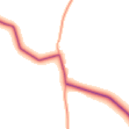Daytime road noise heatmap for SG9 0QD