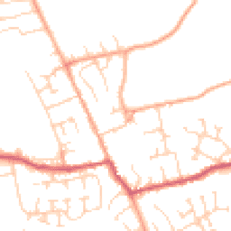 Daytime road noise heatmap for SG9 9AY
