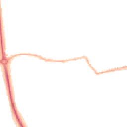 Night-time road noise heatmap for SG9 9FE