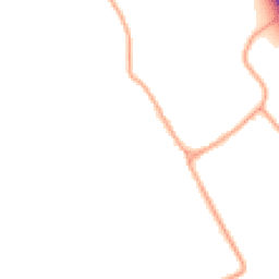 Daytime road noise heatmap for SG9 9LE