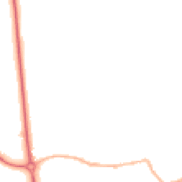Night-time road noise heatmap for SG9 9TE