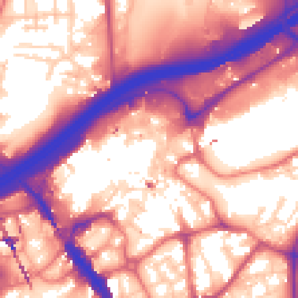 Daytime road noise heatmap for SK1 1XF