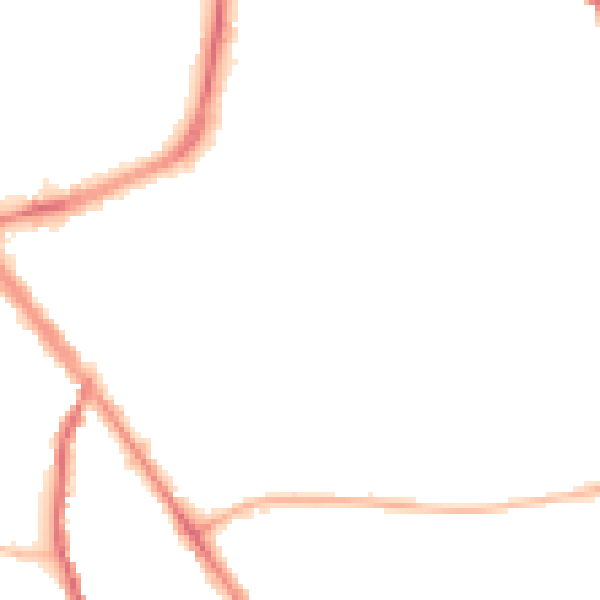 Night-time road noise heatmap for SK1 3FT