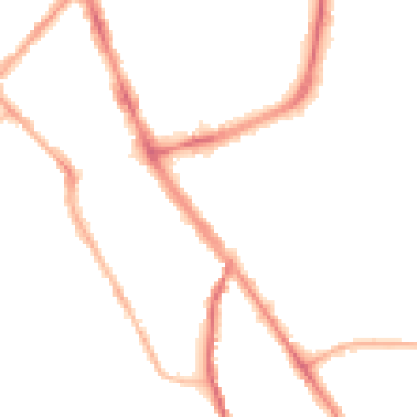Night-time road noise heatmap for SK1 3RA