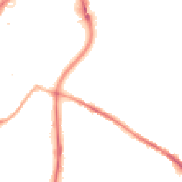 Night-time road noise heatmap for SK1 4AF
