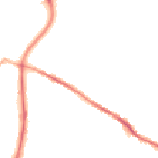 Night-time road noise heatmap for SK1 4DR