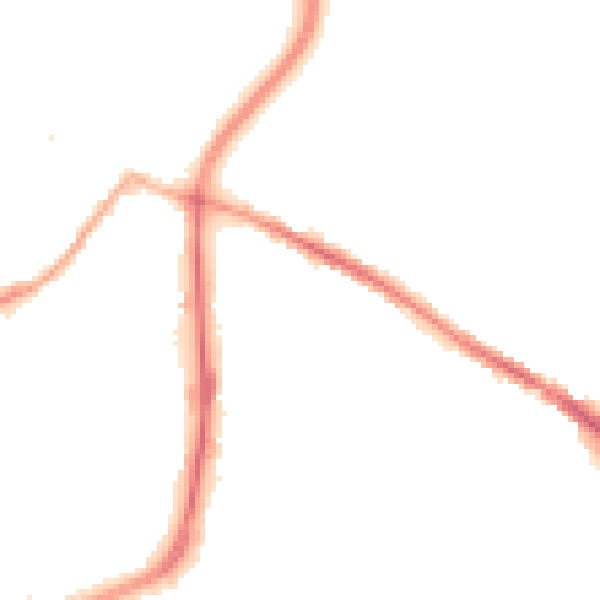 Night-time road noise heatmap for SK1 4DY