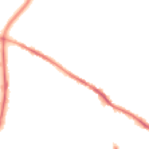 Night-time road noise heatmap for SK1 4HE