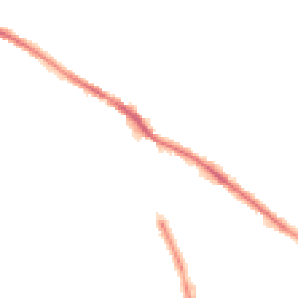 Night-time road noise heatmap for SK1 4JT