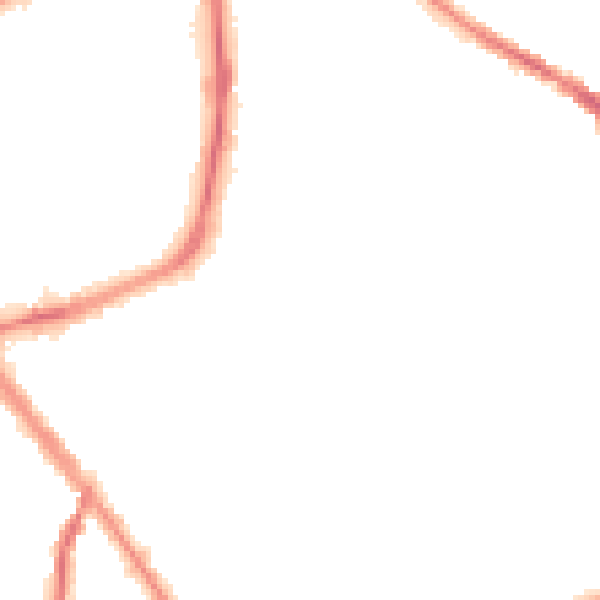 Night-time road noise heatmap for SK1 4LS