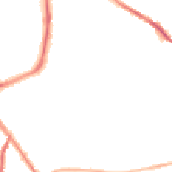 Night-time road noise heatmap for SK1 4LZ