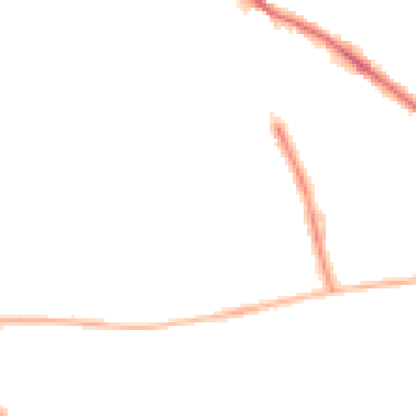 Night-time road noise heatmap for SK1 4NP
