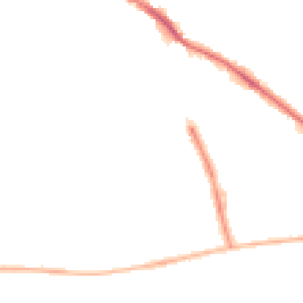Night-time road noise heatmap for SK1 4PX
