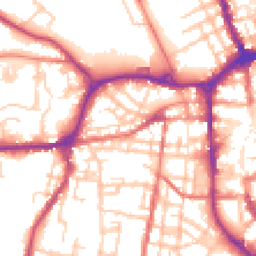 Daytime road noise heatmap for SK10 1AN