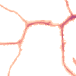Night-time road noise heatmap for SK10 1AN