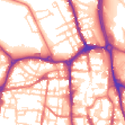 Daytime road noise heatmap for SK10 1AP